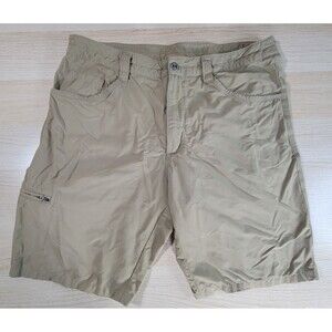 Patagonia Mens Quandary Tan Shorts Size 36 Cargo Khaki Outdoors Hiking 9.5"
